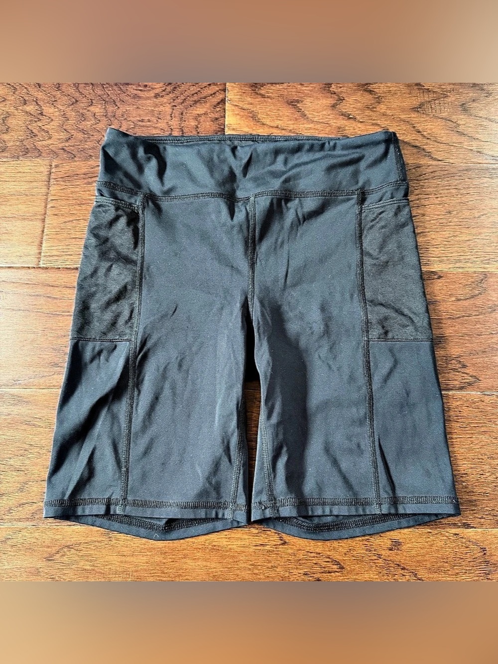 Rabbit Women's Leggy 7” Short Tight Black Running Athletic Small